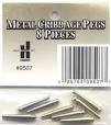 CRIBBAGE PEGS, METAL (6PCS)