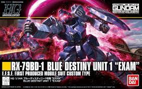 1:144 RX-79BD-1 BLUE DESTINY UNIT 1 "EXAM" (HG)