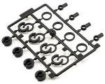 SHOCK END, SLIPPER CUP, SLIPPER CLIP SET: 1:10 2WD ALL