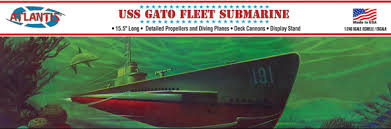 1:300 USS GATO FLEET SUBMARINE