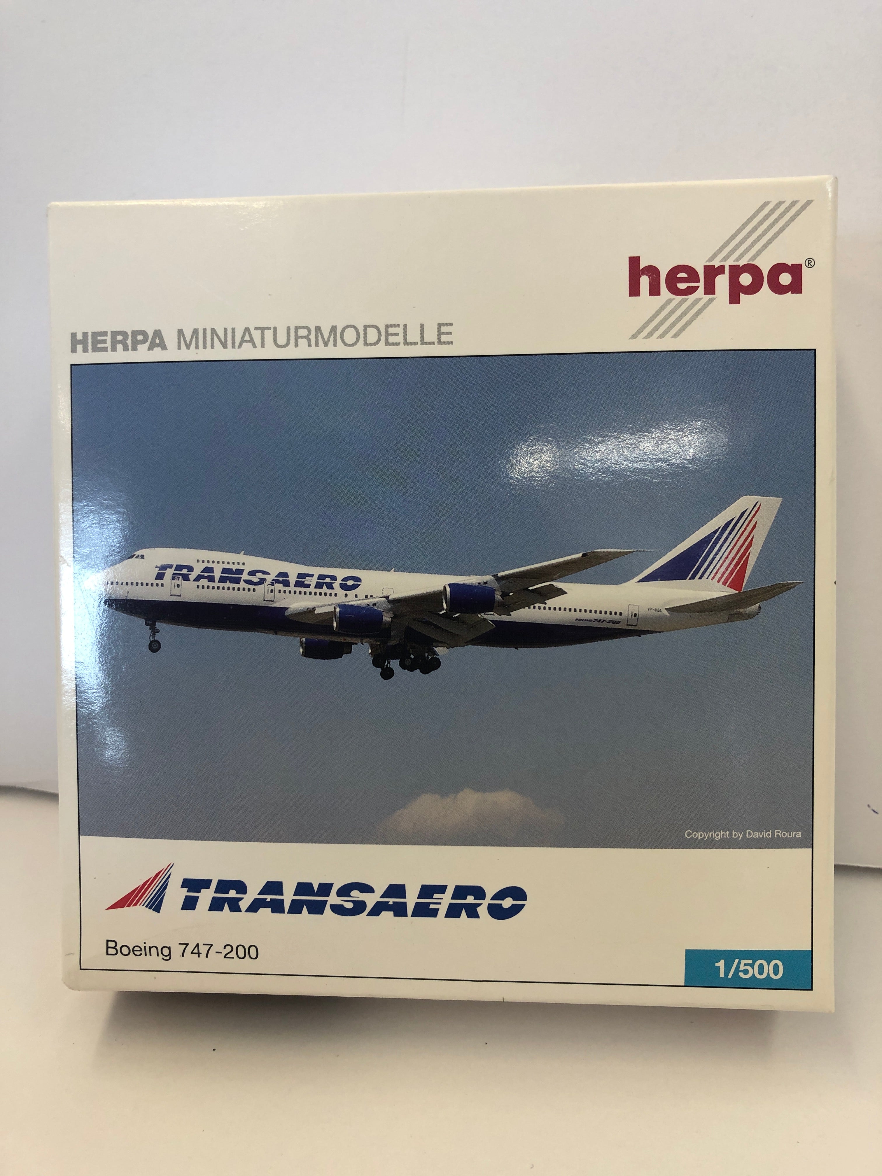 1:500 TRANSAERO BOEING 747-200