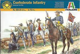 1:72 CONFEDERATE INFANTRY TROOPS (52)