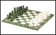 CHESS SET, MARBLE, DELUXE