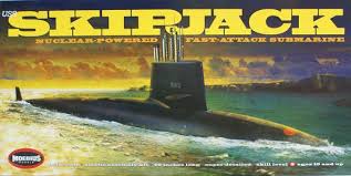 1:72 USS SKIPJACK NUCLEAR-POWERED FAST-ATTACK SUBMARINE