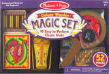 DELUXE WOODEN MAGIC SET (10 EASY TO PERFORM TRICKS)