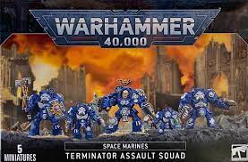 WARHAMMER 40K SPACE MARINE TERMINATOR ASSAULT SQUAD