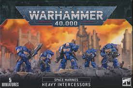 WARHAMMER 40K SPACE MARINES HEAVY INTERCESSORS