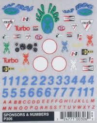 SPONSOR & NUMBER DECAL