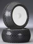 BOW-TIE MOUNTED ON WHITE DISH WHEEL 17MM 1/2" OFFSET