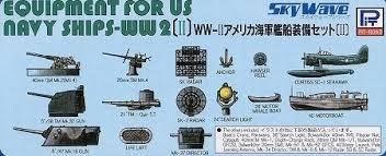 1:700 EQUIPMENT FOR JAPAN NAVY SHIPS-WW 2(V)(OPEN BOX)
