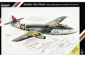 1:72 HAWKER SEA HAWK FB MK.3/FGA MK.50 W/AIM-9B "HI-TECH KIT"