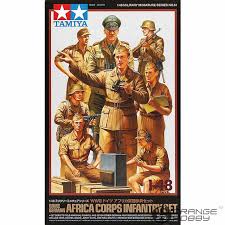 1:48 WWII GERMAN AFRICA CORPS INFANTRY SET