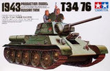 1:35 1943 RUSSIAN TANK T34/76