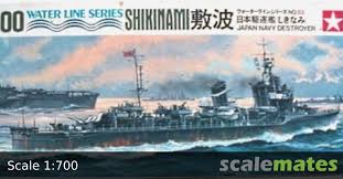 1:700 SHIKINAMI JAPAN NAVY DESTROYER