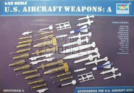 1:32 US MODERN AIRCRAFT WEAPONS SET
