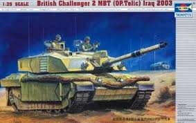 1:35 BRITISH CHALLENGER 2 MBT (OP. TELIC) IRAQ 2003 (OPEN BOX)