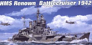 1:700 HMS RENOWN BATTLECRUISER 1942
