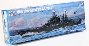 1:700 USS MARYLAND BB-46 1941