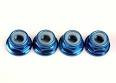Traxxas Nuts Flanged Alum Bl-Anodized 5mm T-Maxx 2.5 (4)