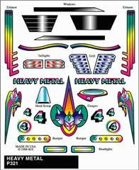 HEAVY METAL STICK-ON DECAL