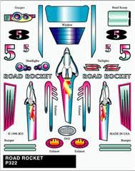 ROAD ROCKET STICK-ON DECAL