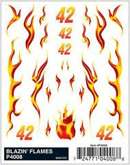 BLAZIN' FLAMES DRY TRANSFER