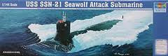1:144 USS SSN-21 SEAWOLF SUBMARINE
