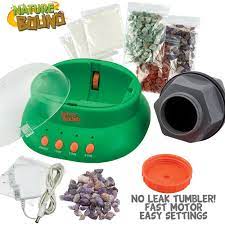 ROCK TUMBLER COMPLETE KIT INCLUDES GEMS