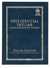 FOLDER PRESIDENTIAL DOLLAR COMMEMORATIVE
